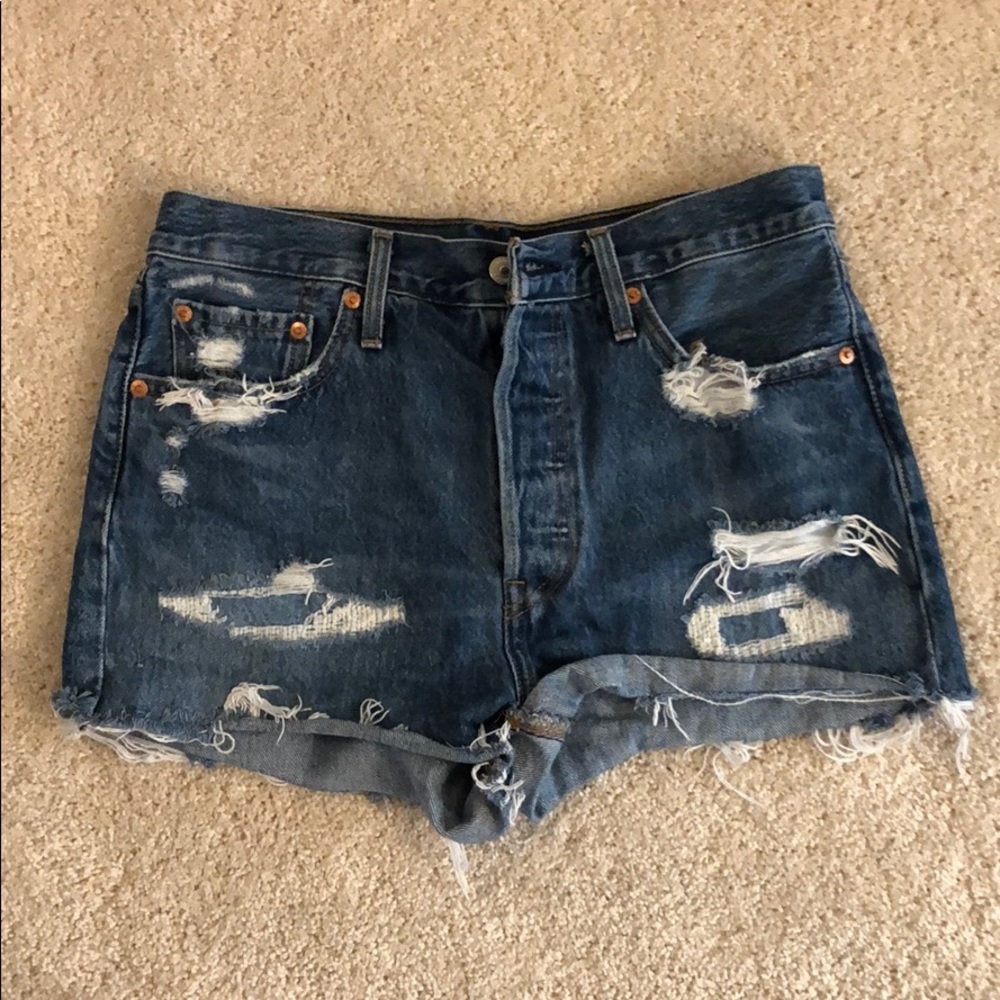 Free people Levi’s 501 jean shorts
